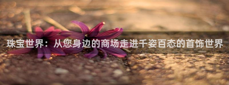 阜新航空娱乐:珠宝世界:从您身边的商场走进千姿百态的首饰世界